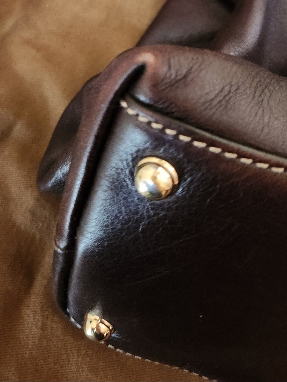 Gucci Britt Brown Leather Handbag - Picture 10 of 12